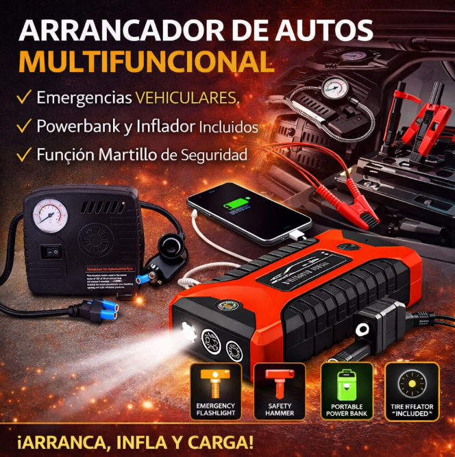 ARRANCADOR E INFLADOR 2EN1